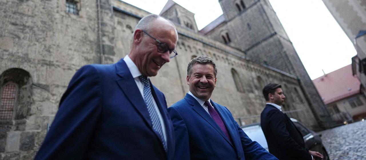 CDU und Kanzler Merz im Wahlkampf: Distanz und Auftritte in Ostdeutschland