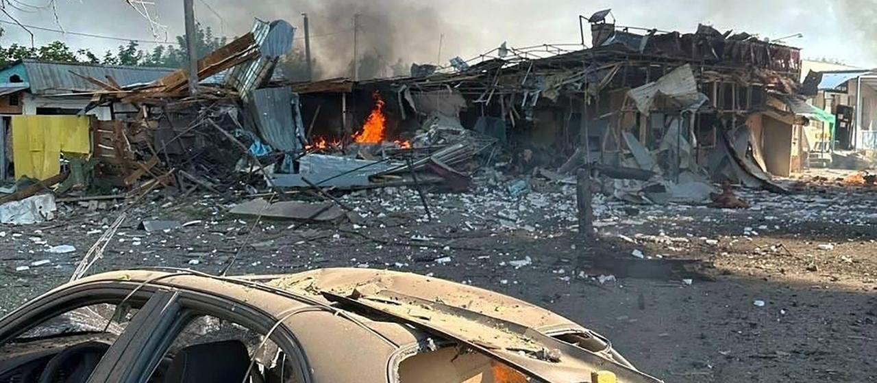 Zehn Tote bei russischen Angriffen im Gebiet Charkiw