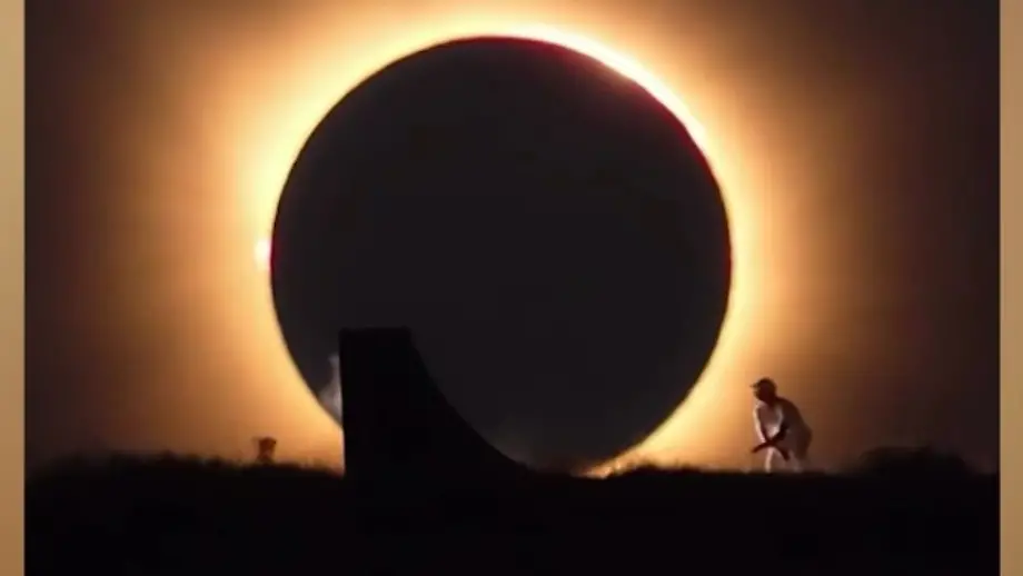 Skateboard-Profi Danny León nutzt Sonnenfinsternis für beeindruckende Aufnahme