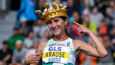 Gesa Krause bei der Leichtathletik-EM auf Goldkurs