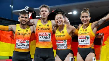 Silbermedaille für deutsches Team in der Mixed-Staffel bei der Europameisterschaft