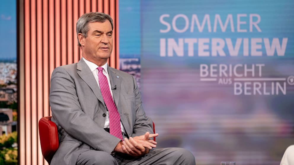 Markus Söder im Sommerinterview über Friedrich Merz’ Kanzlerschaft