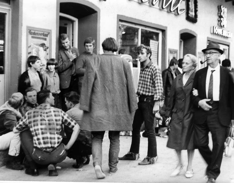Sommer der Gammler in München 1966