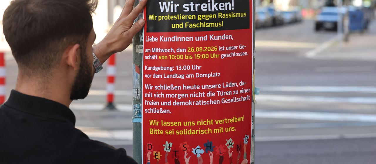 Sachsen-Anhalt vor der Wahl: Migrantenprotest gegen Rassismus