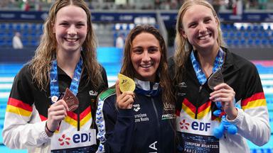 Erfolgreiche Deutsche Schwimmer bei der EM in Paris