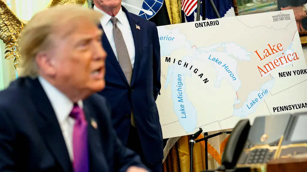 Provozierende Umbenennung des Lake Ontario durch Trump