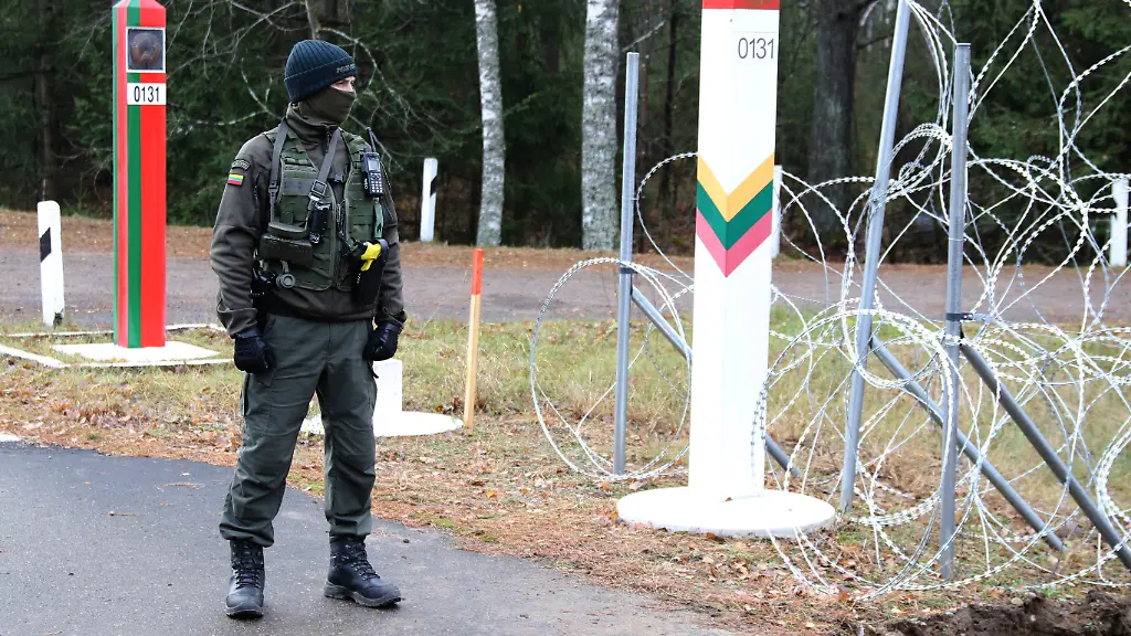 Entdeckung eines geheimen Tunnels für Migranten an der litauischen Grenze zu Belarus
