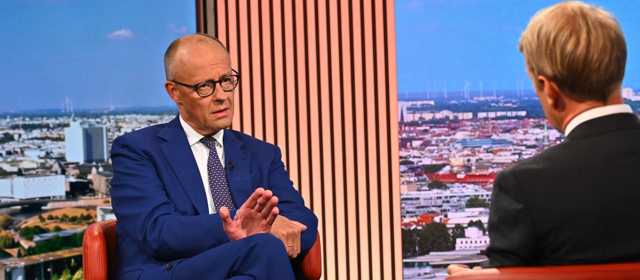 Kanzler Merz zeigt sich im Sommerinterview optimistisch trotz schlechter Umfragewerte