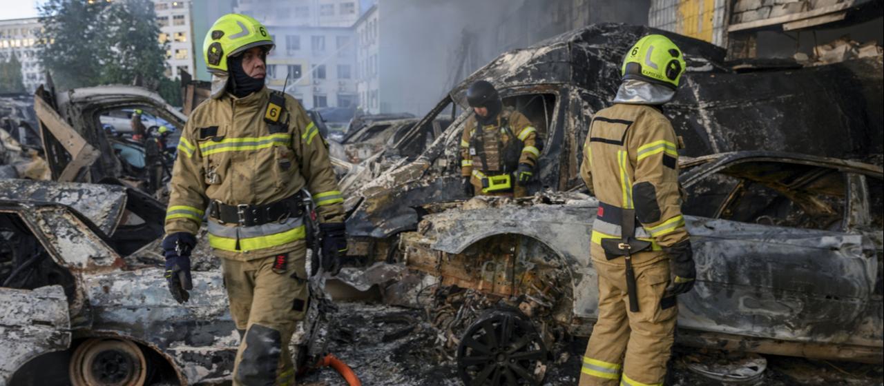 Russische Angriffe führen zu Opfern in der Ukraine