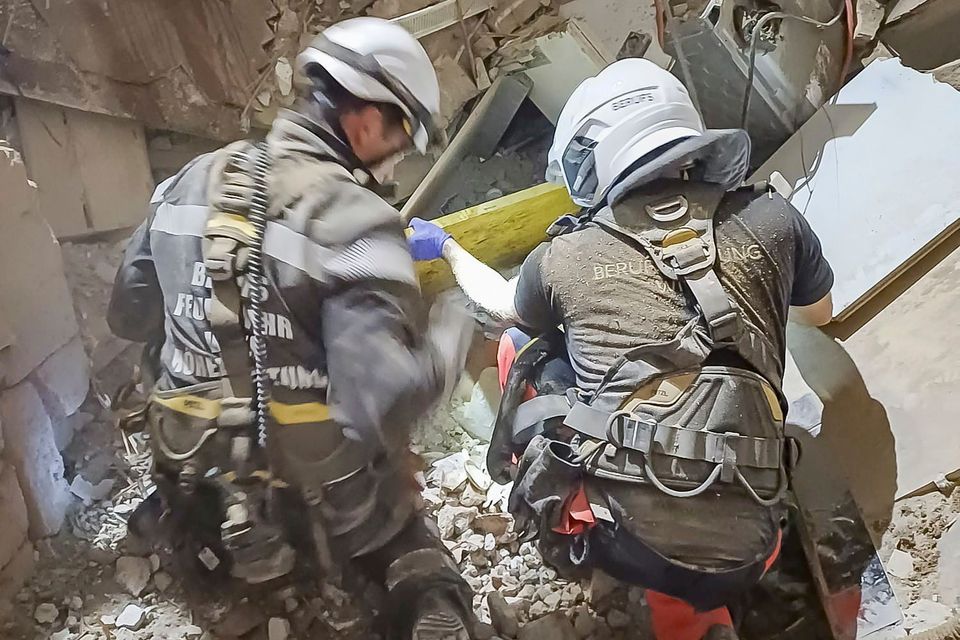 Drei Verletzte bei Hauseinsturz in Wien