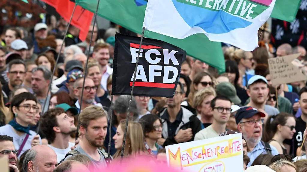 Bundesweite Proteste gegen Rechtsextremismus