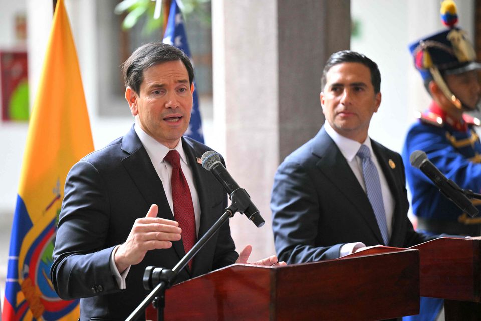 US-Außenminister Rubio verteidigt Militäreinsätze in Ecuador