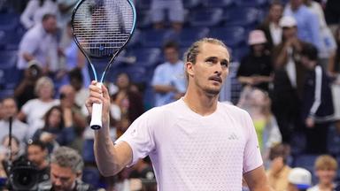 Alexander Zverev in der dritten Runde der US Open