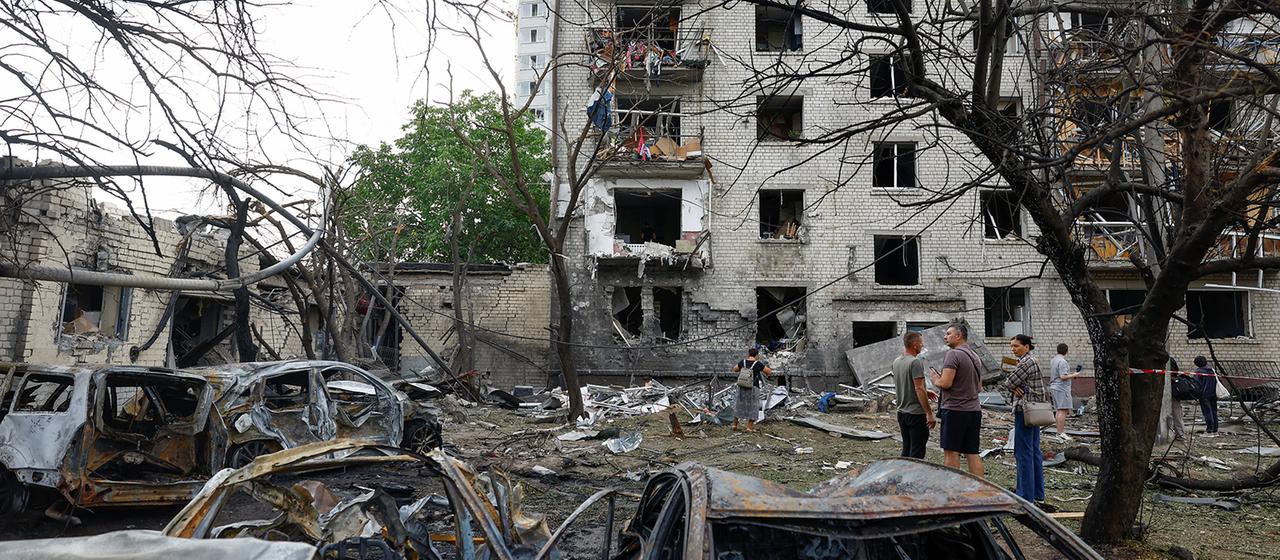 Luftangriffe in der Ukraine: Viele Tote und Schäden in Kiew und Odessa
