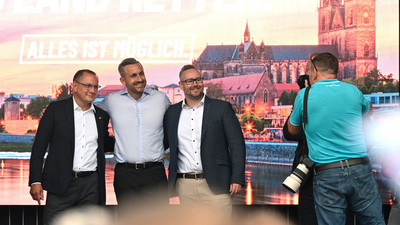 Wahlkampf und Vorbereitungen zur Landtagswahl in Sachsen-Anhalt