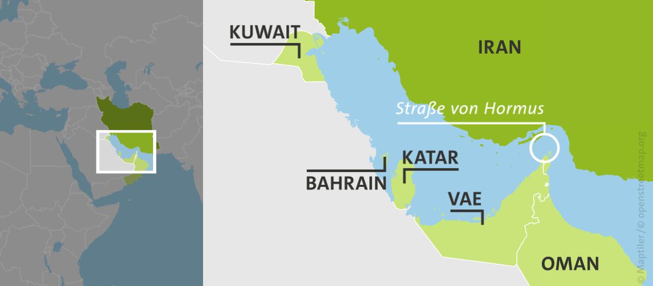 Iranische Angriffe auf Kuwait