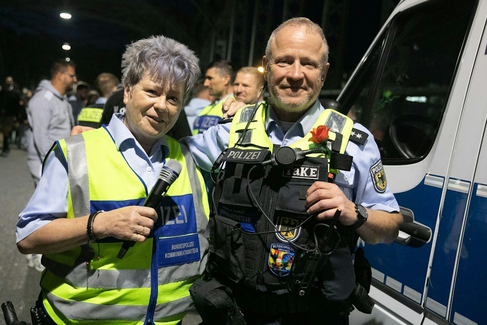 Polizeieinsatz auf der Wiesn: Sicherheit und gute Laune