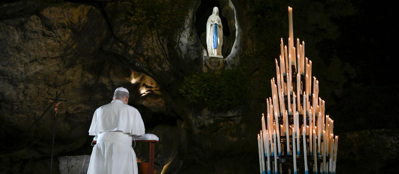 Papstbesuch in Lourdes: Ort der Heilungen und der Vergebung