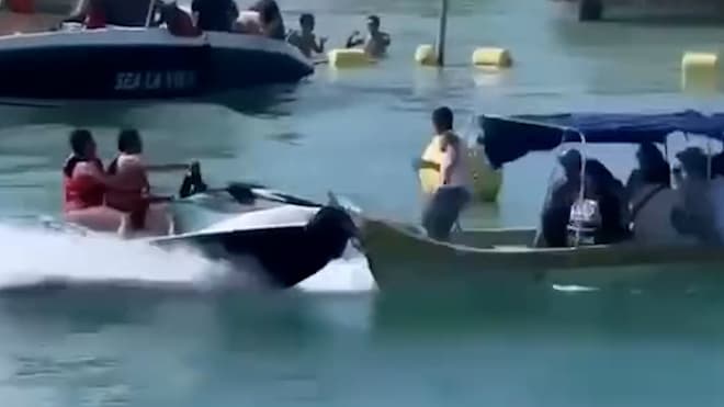 Unfall mit Jet-Ski und Touristenboot in Kolumbien