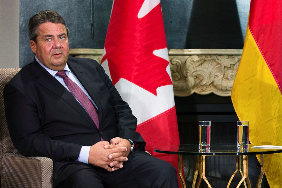 Sigmar Gabriel diskutiert über Kanadas EU-Beitritt
