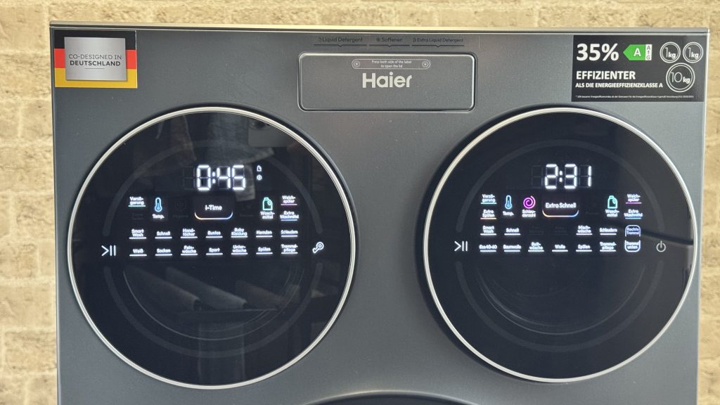 Test der Haier MultiWash: Eine Waschmaschine mit drei Trommeln