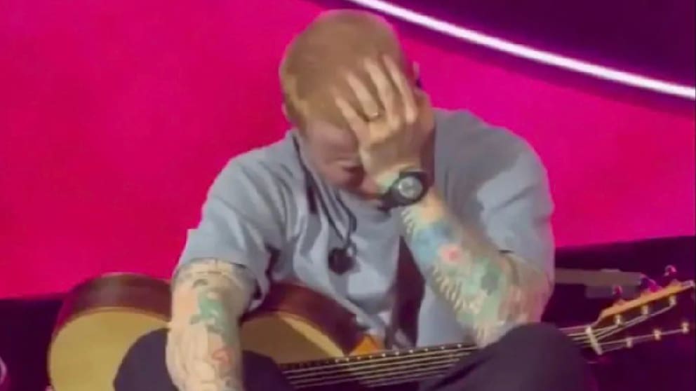 Emotionale Momente beim Auftritt von Ed Sheeran