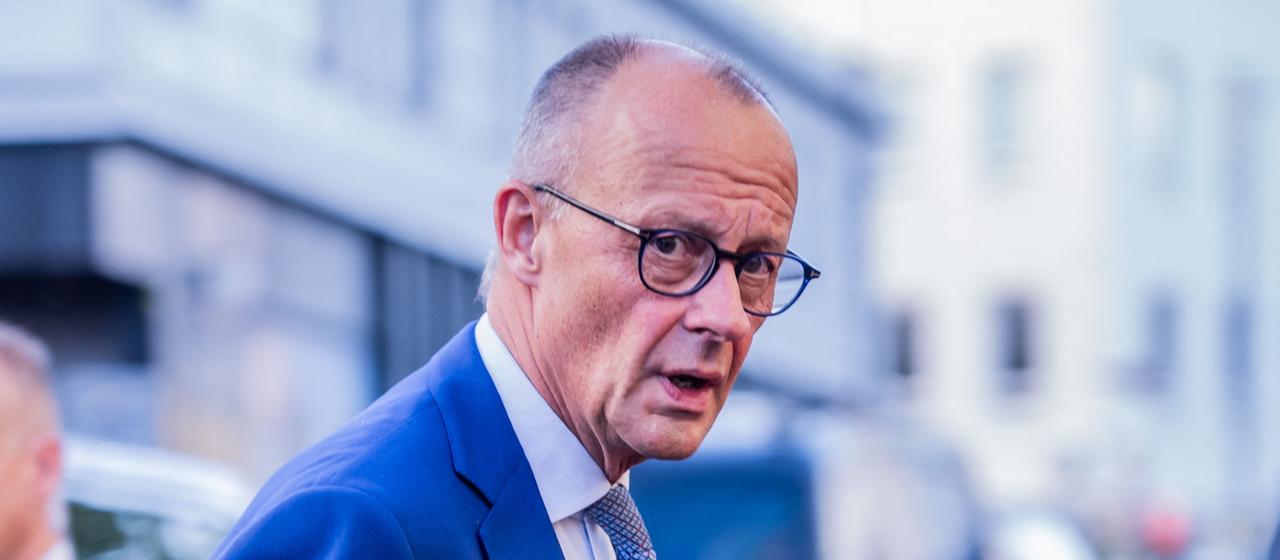 Der Bundeskanzler Friedrich Merz vor entscheidender Woche