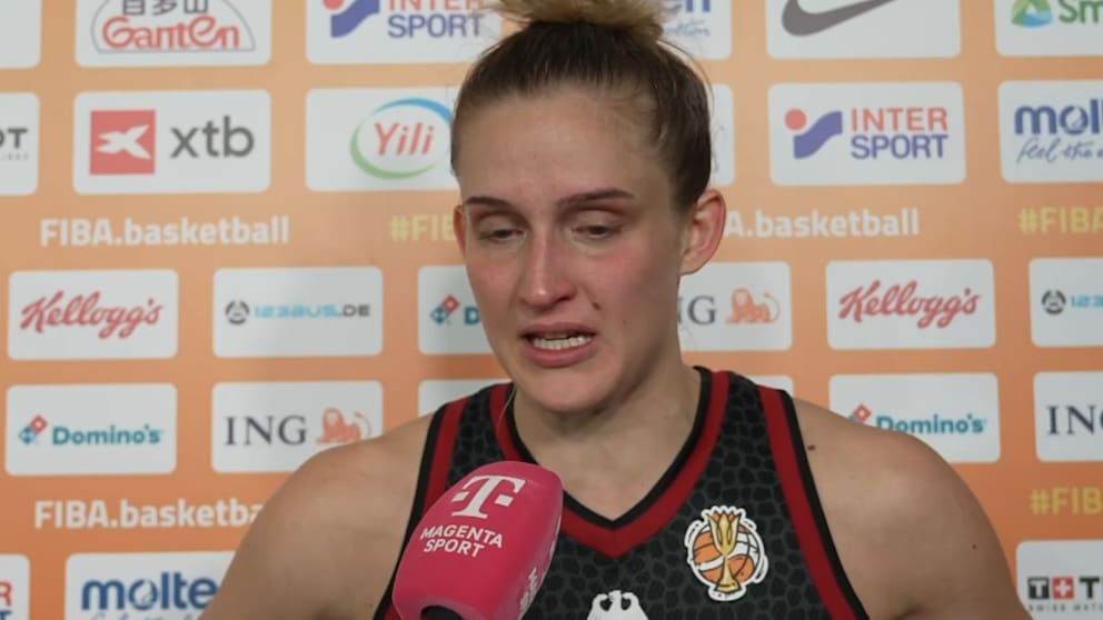 Emotionales Interview mit Leonie Fiebich nach dem Spiel um Platz 3