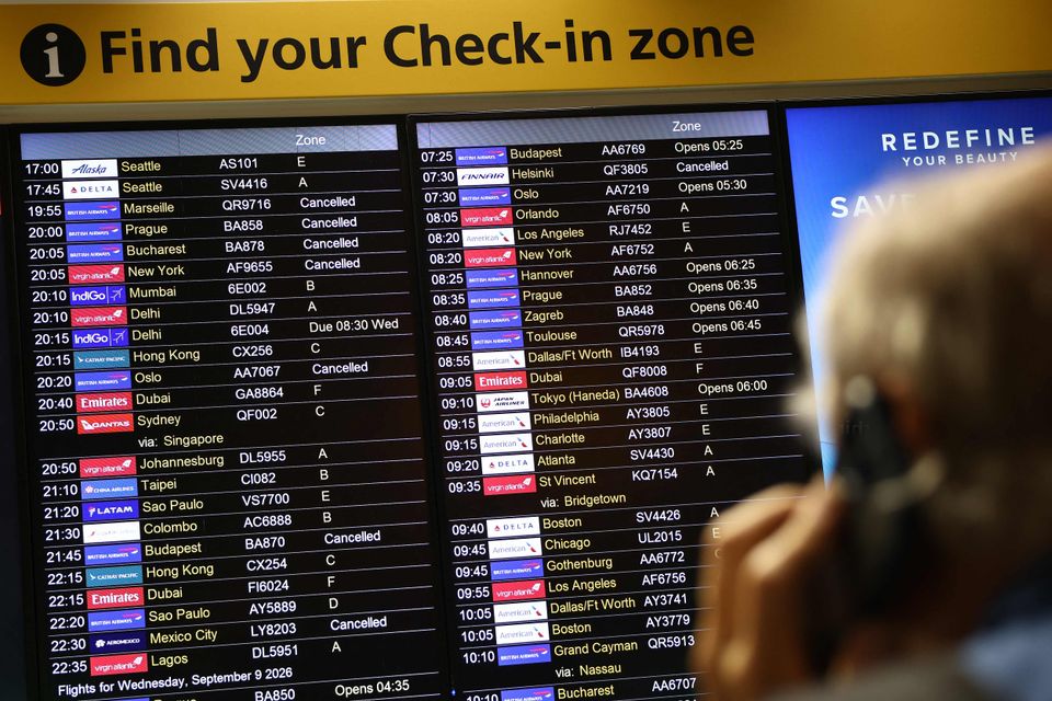 Technische Störung führt zu Chaos an britischen Flughäfen