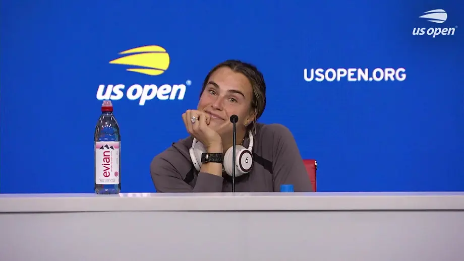 Sabalenka konfrontiert Reporter auf Pressekonferenz