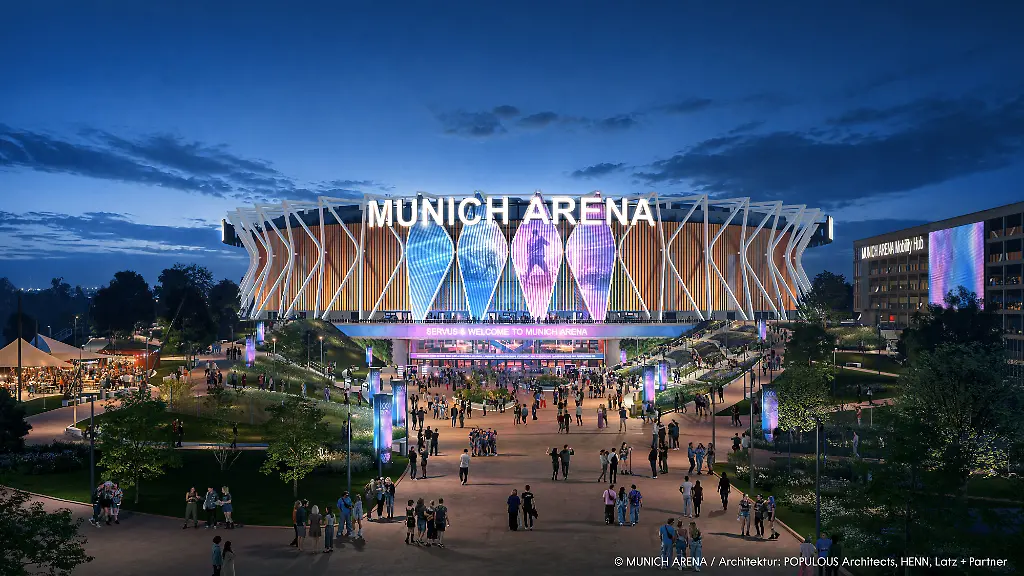 Der Bau der „Munich Arena“: München bekommt eine moderne Konzertstätte