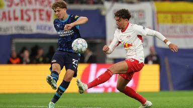 RB Leipzig erringt knappen Sieg gegen PSV Eindhoven
