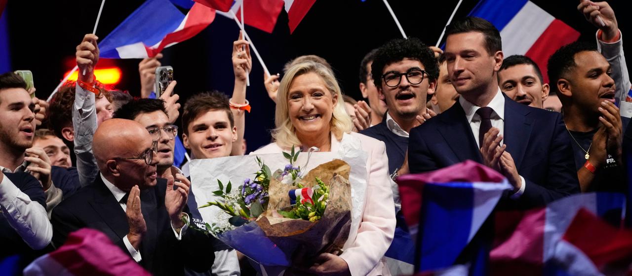 Le Pen führt in französischen Umfragen