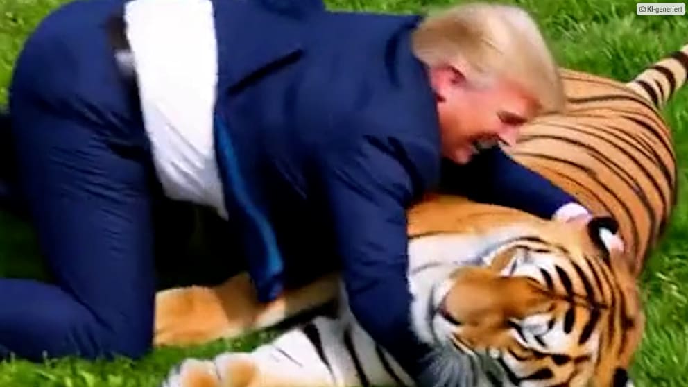 Trump und der Tiger: Ein umstrittenes Video