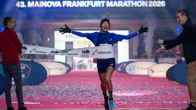 Blanka Dörfel beeindruckt beim Frankfurter Marathon