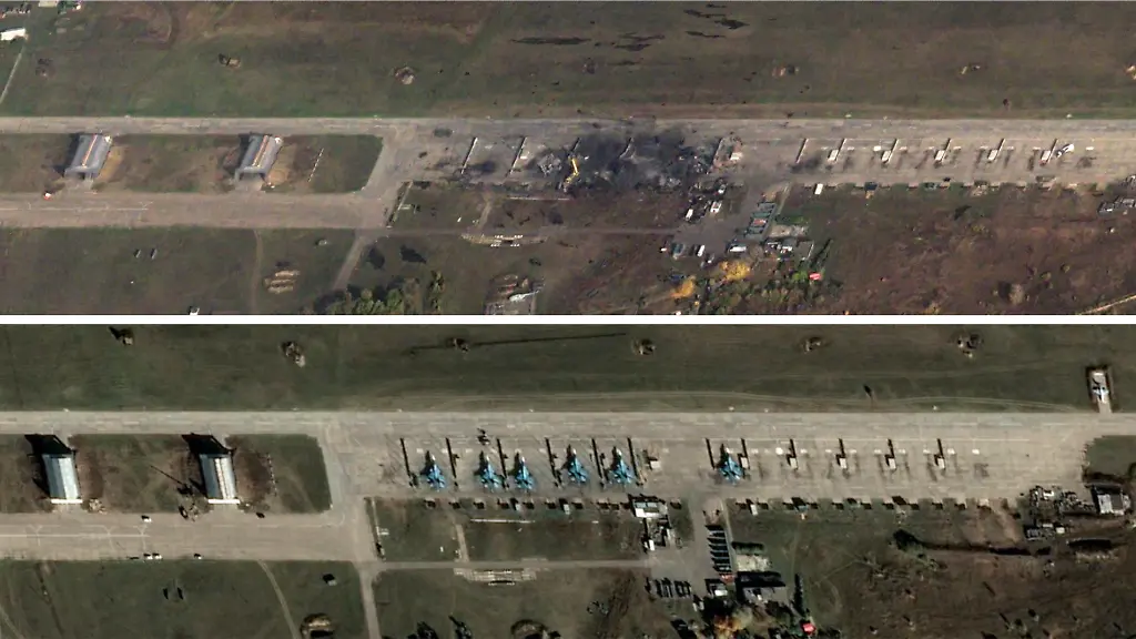 Ukrainischer Angriff beschädigt russische Jagdbomber