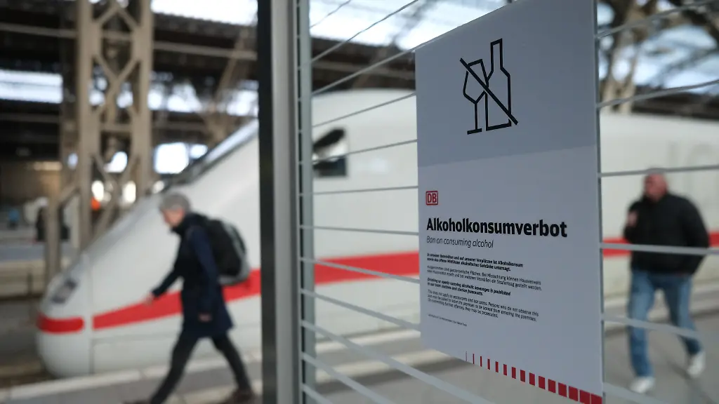 Deutsche Bahn führt Alkoholverbot an Bahnhöfen ein