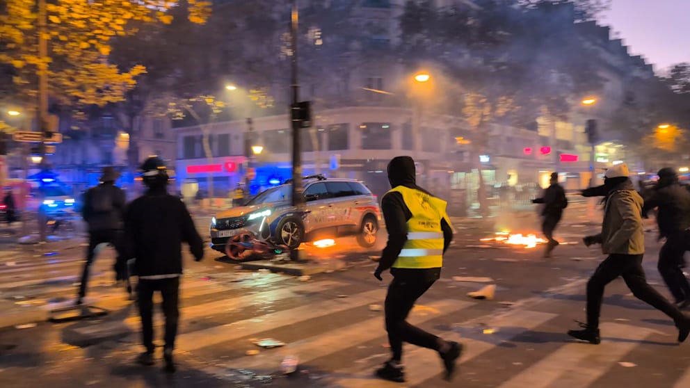 Demonstrationen eskalieren: Angriffe auf die Polizei in Paris
