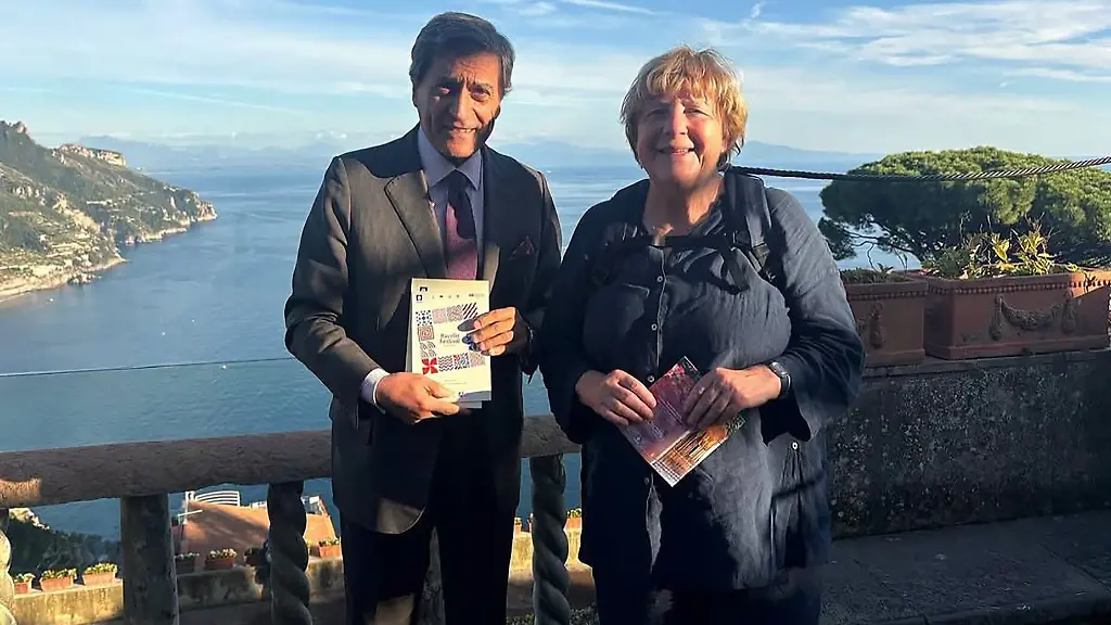 Angela Merkel zeigt sich lässig im Urlaub