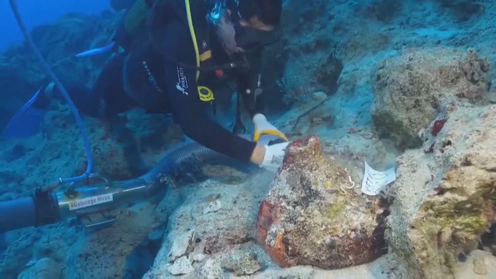 Spektakulärer Fund eines antiken Schiffswracks im Mittelmeer