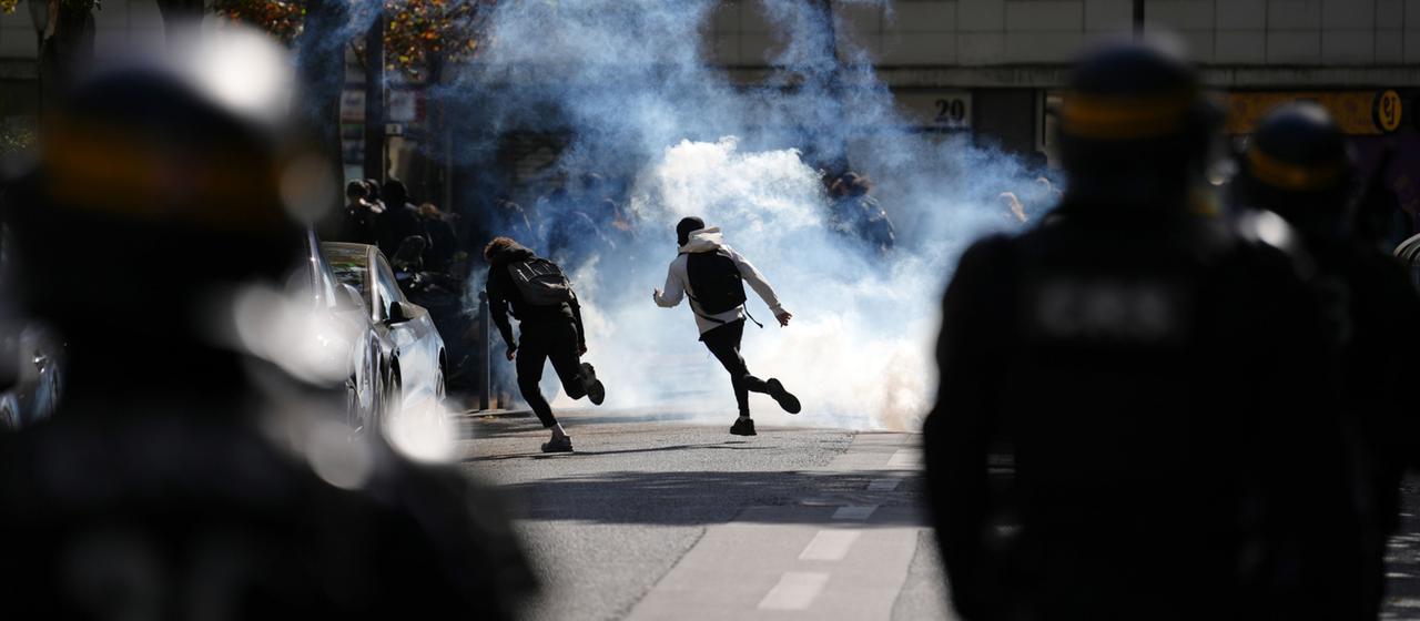 Massenfestnahmen bei Schülerprotesten in Frankreich